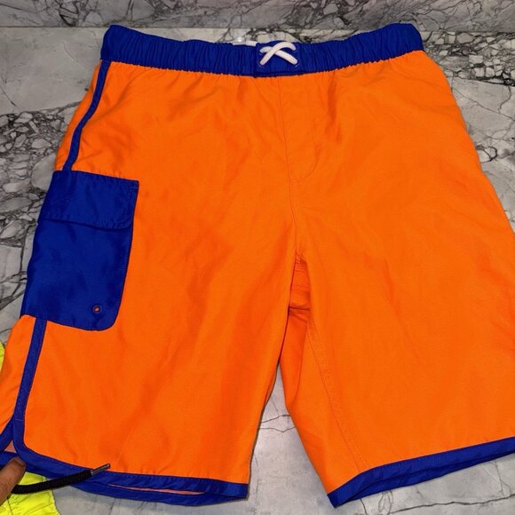 Lands End Boys 14/16 Swimsuit Trunks Lot Bundle - Picture 5 of 6